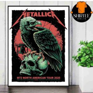 Metallica M72 Philly North American Tour 2025 Event Pop Up Poster At Lincoln Financial Field Philadelphia PA On May 23-25 2025 Wall Decor Poster Canvas