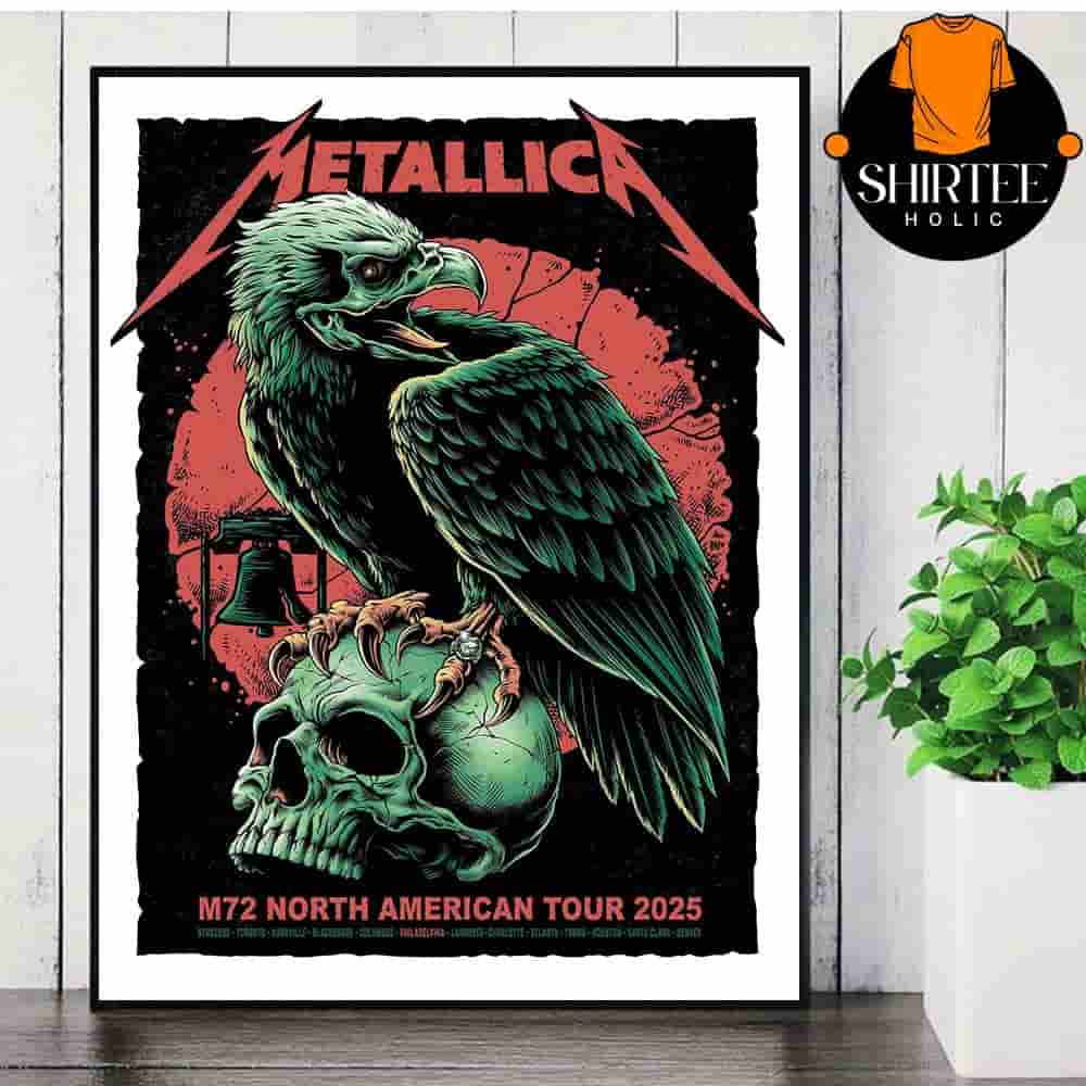 Metallica M72 Philly North American Tour 2025 Event Pop Up Poster At Lincoln Financial Field Philadelphia PA On May 23-25 2025 Wall Decor Poster Canvas Metallica M72 Philly North American Tour 2025 Event Pop Up Poster At Lincoln Financial Field Philadelphia PA On May 23-25 2025 Wall Decor Poster Canvas