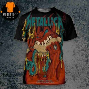 Metallica M72 Philly North American Tour 2025 Night 2 Event Pop Up Poster At Lincoln Financial Field Philadelphia PA On May 25rd 2025 All Over Print Shirt