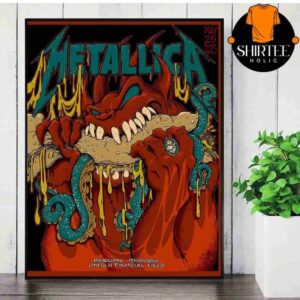 Metallica M72 Philly North American Tour 2025 Night 2 Event Pop Up Poster At Lincoln Financial Field Philadelphia PA On May 25rd 2025 Wall Decor Poster Canvas