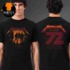 Metallica M72 North America Tour 2025 Event Pop Up Poster At Blacksburg Virginia On May 7th 2025 Two Sides Classic T-Shirt