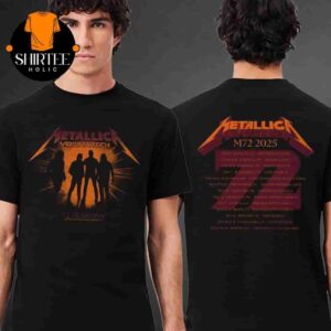 Metallica Virginia Tech Tee M72 North American Tour 2025 Dates And Places List Two Sides Classic T-Shirt