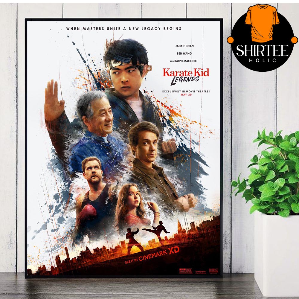 New Poster For Karate Kid Legends In Theaters On May 30 Wall Decor Poster Canvas New Poster For Karate Kid Legends In Theaters On May 30 Wall Decor Poster Canvas