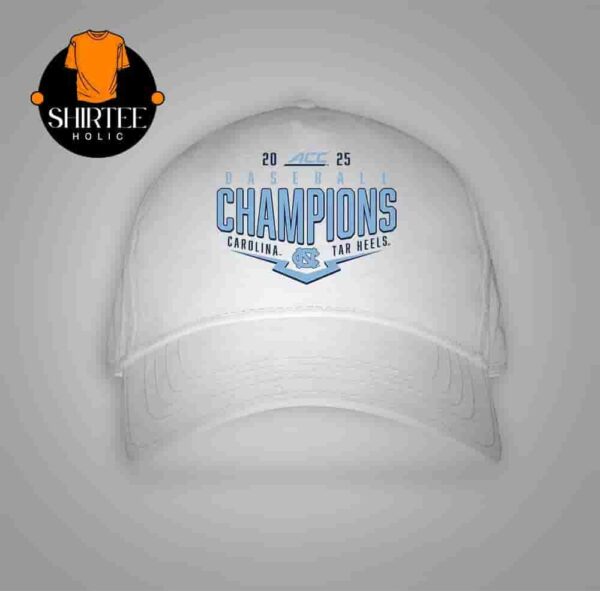 North Carolina Tar Heels 2025 ACC Baseball Conference Tournament Champions Playoff Pitch Classic Hat Cap Snapback