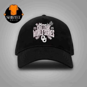 Oklahoma Sooners 2025 NCAA Softball Women’s College World Series Cut Off Classic Hat Cap Snapback