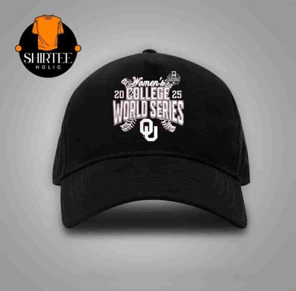 Oklahoma Sooners 2025 NCAA Softball Women’s College World Series Cut Off Classic Hat Cap Snapback