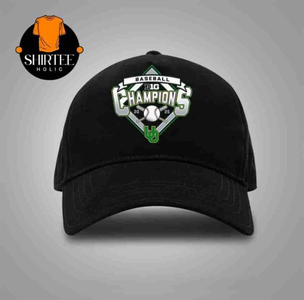 Oregon Ducks 2025 Big Ten Baseball Regular Season Champions Classic Hat Cap Snapback