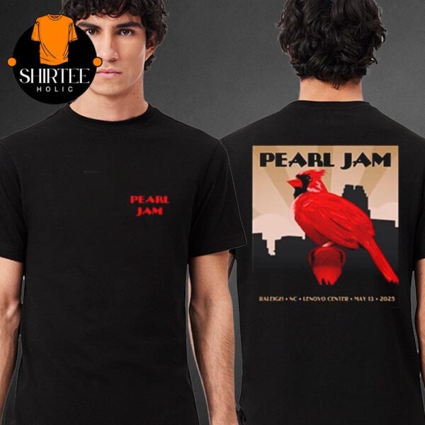 Pearl Jam Dark Matter World Tour 2025 Event Tee At Lenovo Center Raleigh NC On May 13th 2025 Two Sides Classic T-Shirt