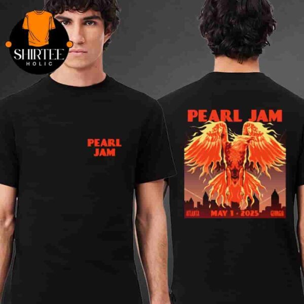 Pearl Jam Dark Matter World Tour 2025 Event Tee Night 2 At Atlanta GA On May 1st 2025 Two Sides Classic T-Shirt