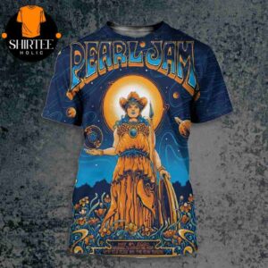 Pearl Jam Dark Matter World Tour Event Poster Night 2 At Bridgestone Arena Nashville TN On May 8th 2025 All Over Print Shirt