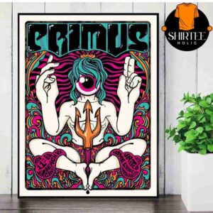 Primus Event Poster At Veterans United Home Loans Amphitheater Virginia Beach VA On May 11th 2025 Wall Decor Poster Canvas