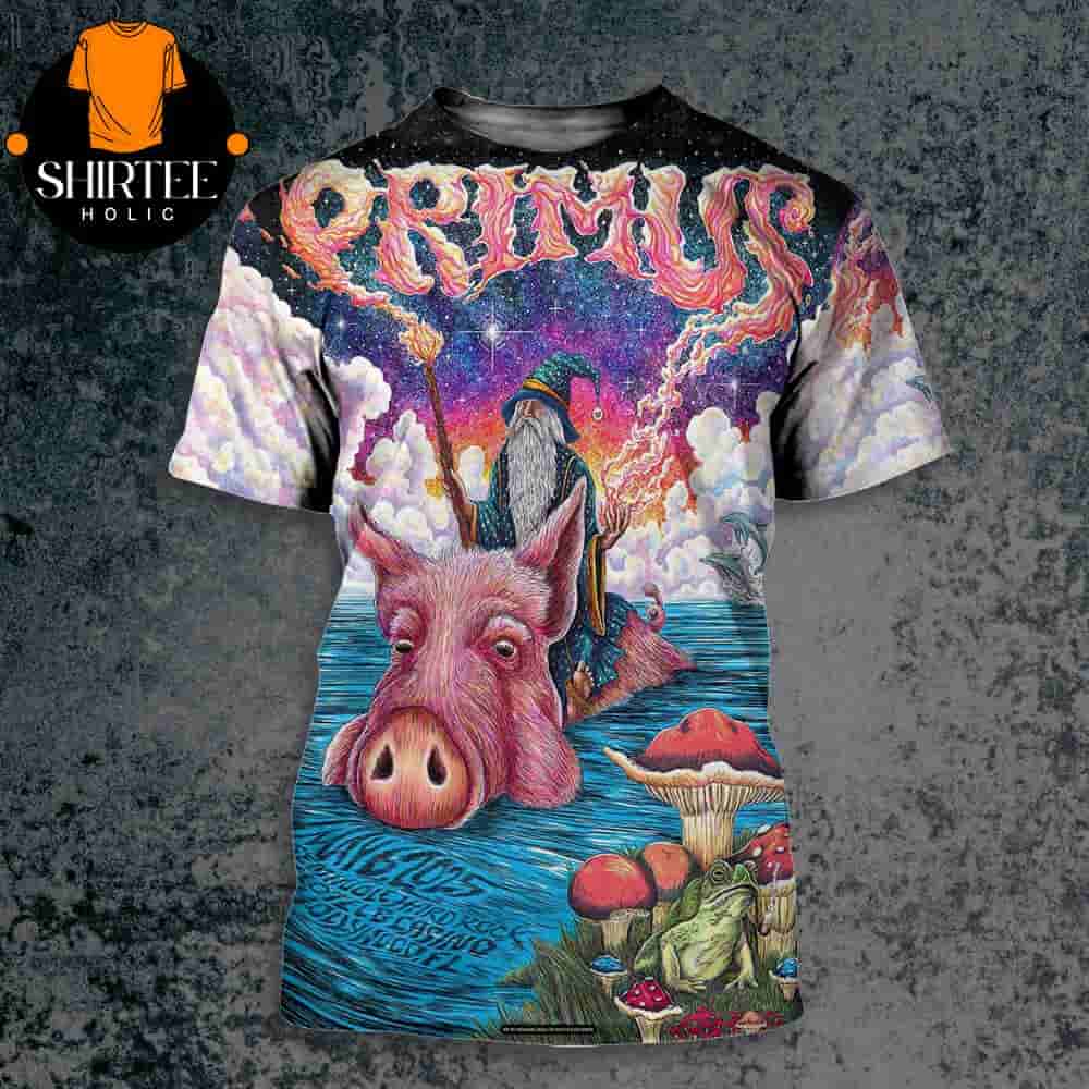 Primus Event Poster Sessanta At Hard Rock Live Hollywood FL On May 6th 2025 All Over Print Shirt Primus Event Poster Sessanta At Hard Rock Live Hollywood FL On May 6th 2025 All Over Print Shirt