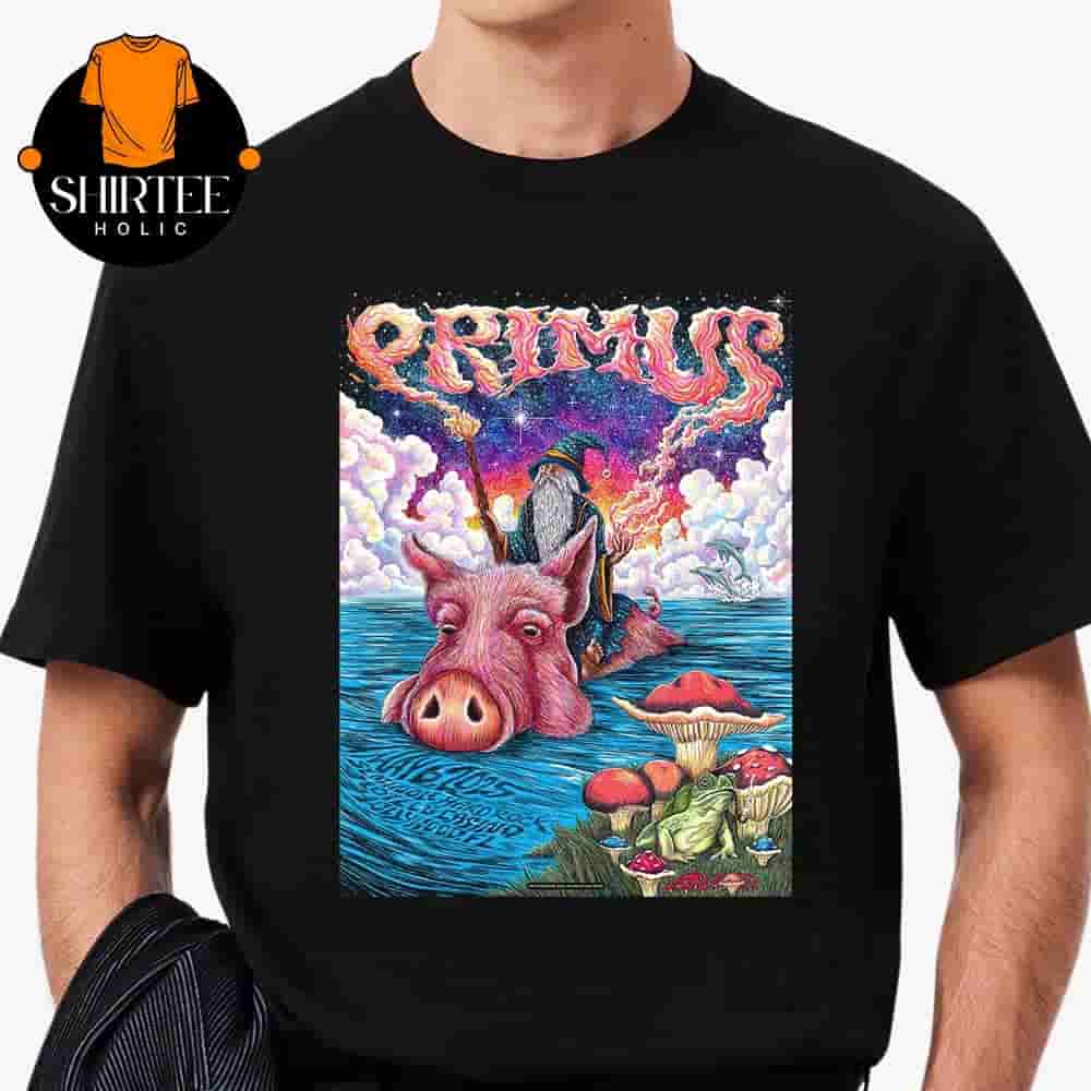 Primus Event Poster Sessanta At Hard Rock Live Hollywood FL On May 6th 2025 Classic T-Shirt Primus Event Poster Sessanta At Hard Rock Live Hollywood FL On May 6th 2025 Classic T-Shirt