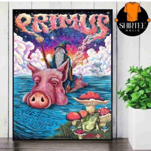 Primus Event Poster Sessanta At Hard Rock Live Hollywood FL On May 6th 2025 Wall Decor Poster Canvas