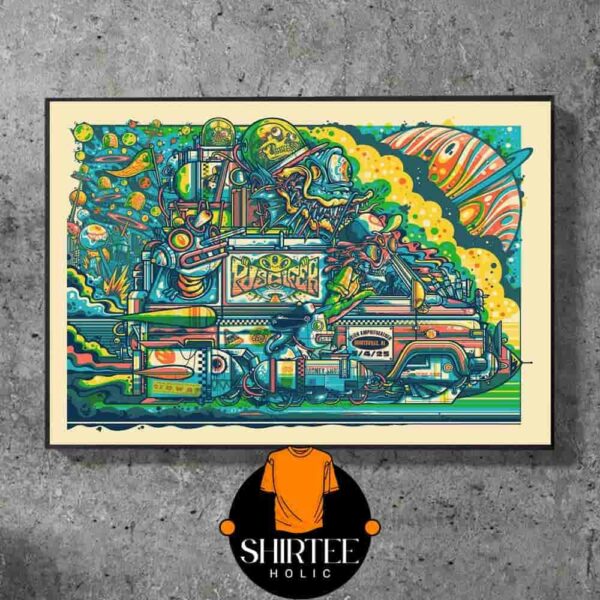 Puscifer Artwork Poster Sessanta Live At Orion Amphitheater Huntsville AL On May 4th 2025 Wall Decor Poster Canvas