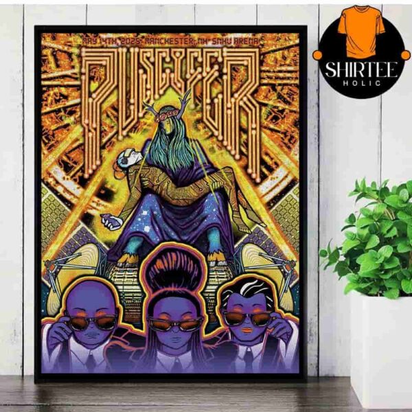 Puscifer Event Poster Sessanta At Snhu Arena Manchester NH ON May 14th 2025 Wall Decor Poster Canvas