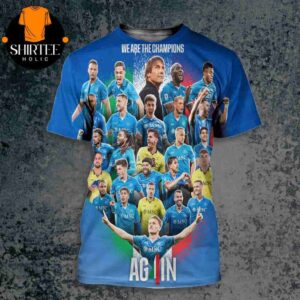 SSC Napoli Campione d’Italia Serie A Winner Champions Of Italy All Over Print Shirt