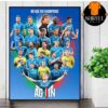 Tottenham Hotspur Celebration UEFA Europa League Winners 2025 Wall Decor Poster Canvas
