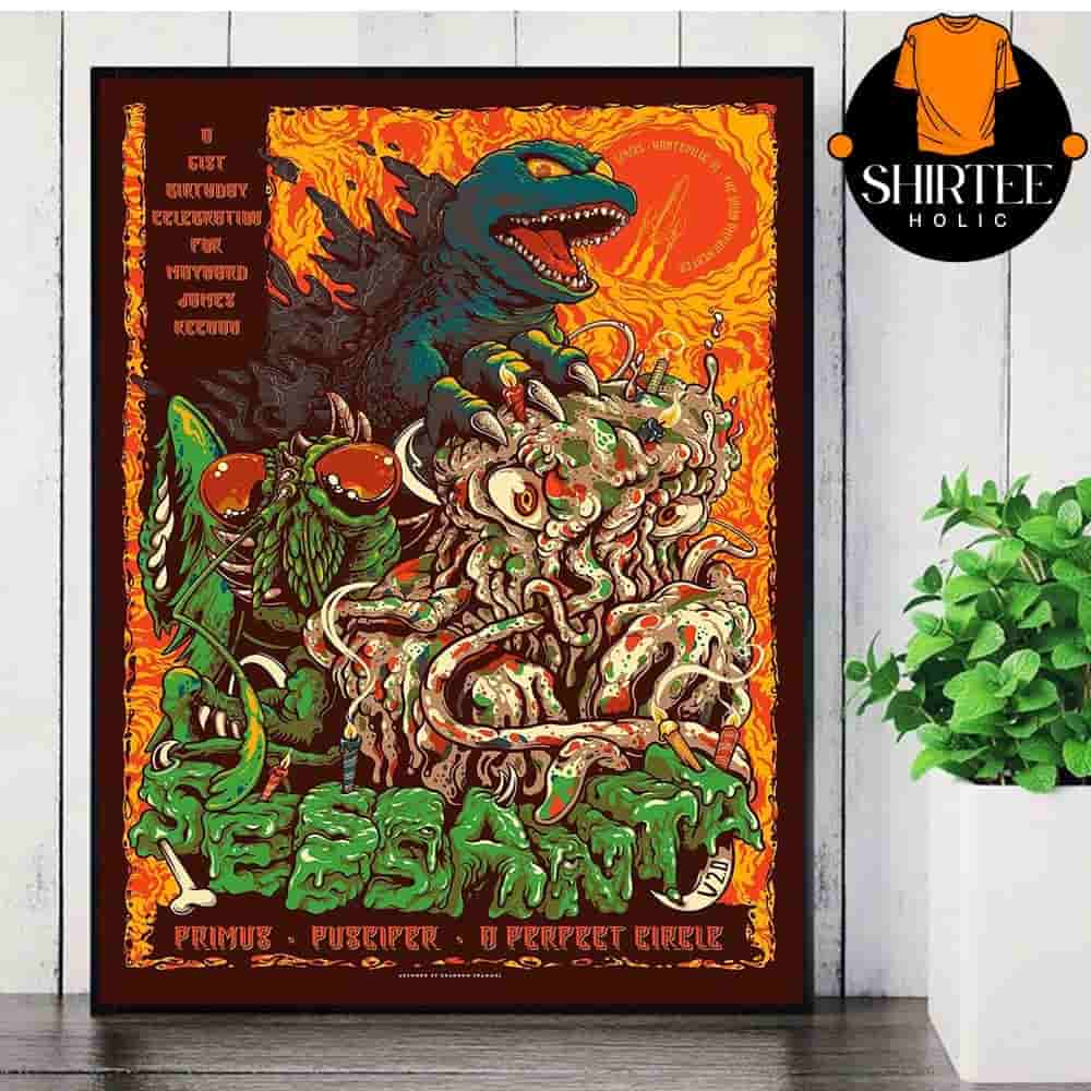 Sessanta V2.0 Artwork Poster Show With Primus Puscifer A Perfect Circle At The Orion Amphitheater Huntsville AL On May 4th 2025 Wall Decor Poster Canvas Sessanta V2.0 Artwork Poster Show With Primus Puscifer A Perfect Circle At The Orion Amphitheater Huntsville AL On May 4th 2025 Wall Decor Poster Canvas