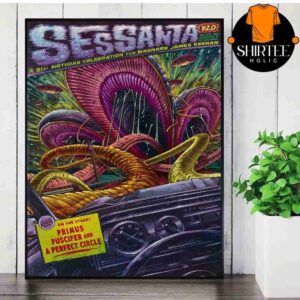 Sessanta Volume 2 Event Poster At PNC Music Pavilion Charlotte NC On May 10th 2025 Wall Decor Poster Canvas