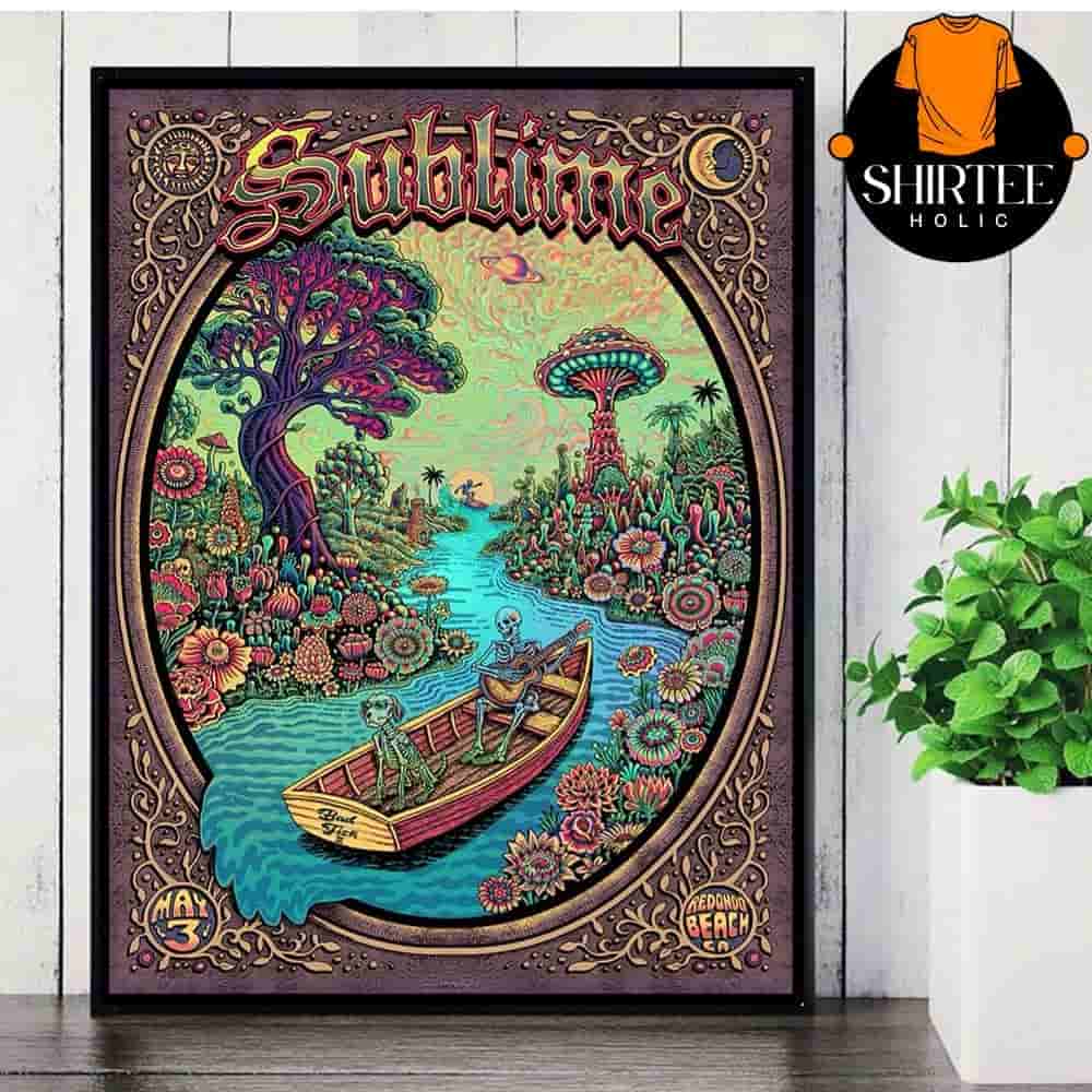 Sublime Event Poster At Redondo Beach CA ON May 3rd 2025 Wall Decor Poster Canvas Sublime Event Poster At Redondo Beach CA ON May 3rd 2025 Wall Decor Poster Canvas