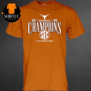Texas Longhorns 2025 SEC Baseball Regular Season Champions Classic T-Shirt