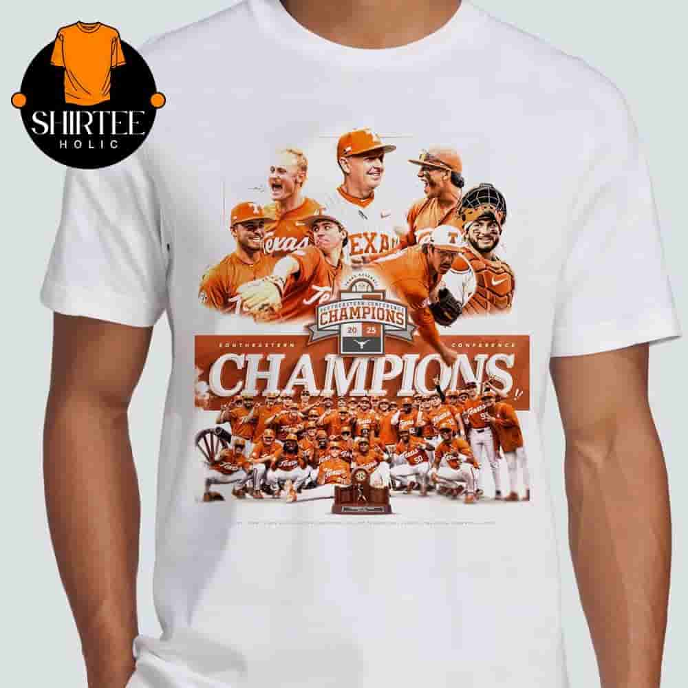 Texas Longhorns Baseball Is Southeastern Conference Champions 2025 Classic T-Shirt Texas Longhorns Baseball Is Southeastern Conference Champions 2025 Classic T-Shirt