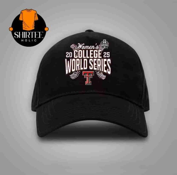 Texas Tech Red Raiders 2025 NCAA Softball Women’s College World Series Cut Off Snapback Classic Hat Cap