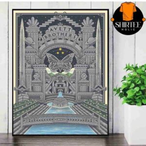 The Avett Brothers Event Poster At Huntsville Arena Alabama On May 10th 2025 Wall Decor Poster Canvas