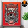 The Avett Brothers Artwork Event Poster At Virginia Credit Union Live Richmond VA On May 8th 2025 Wall Decor Poster Canvas