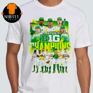 The Ducks Of Oregon Baseball Are 2025 Big Ten Conference Champions Classic T-Shirt