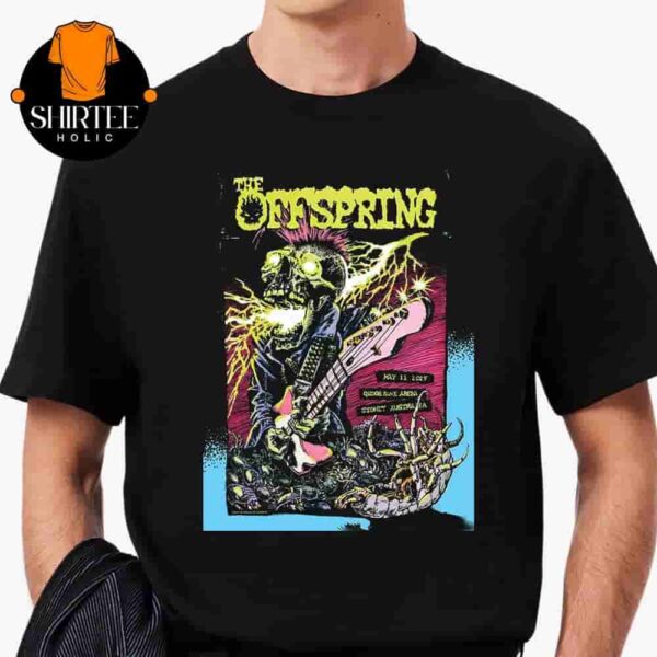 The Offspring Superchargerd World Tour 2025 Event Poster At Qudos Bank Arena Sydney AU On May 11th 2025 Classic T-Shirt