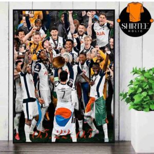 Tottenham Hotspur Celebration UEFA Europa League Winners 2025 Customize Wall Decor Poster Canvas