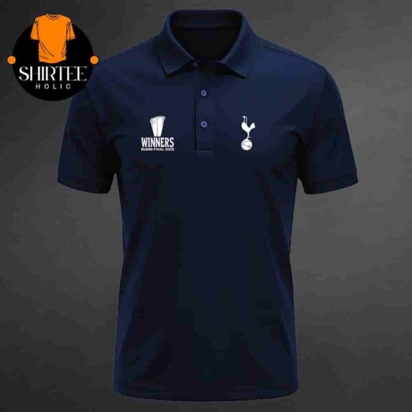 Tottenham Hotspur UEFA Europa League 2024-25 Winners Navy Polo Shirt