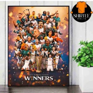 Tottenham Hotspur UEFA Europa League 2025 Champions Bilbao Final 25 Winners Wall Decor Poster Canvas