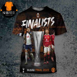Tottenham Hotspur Versus Manchester United In 2025 Europa League Bilbao Final All Over Print Shirt
