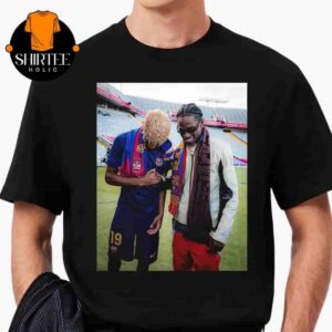 Travis Scott Celebrates Lamine Yamal In Victory The El Clasico This Sunday At Lluis Companys Olympic Stadium In Barcelona Classic T-Shirt