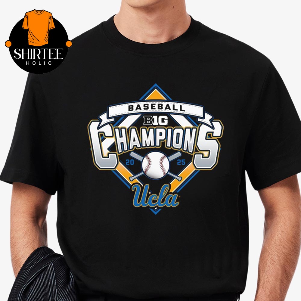 UCLA Bruins 2025 Big Ten Baseball Regular Season Champions Classic T-Shirt UCLA Bruins 2025 Big Ten Baseball Regular Season Champions Classic T-Shirt