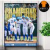Georgia Tech Yellow Jackets Are 2025 ACC Baseball Regular Season Champions Wall Decor Poster Canvas