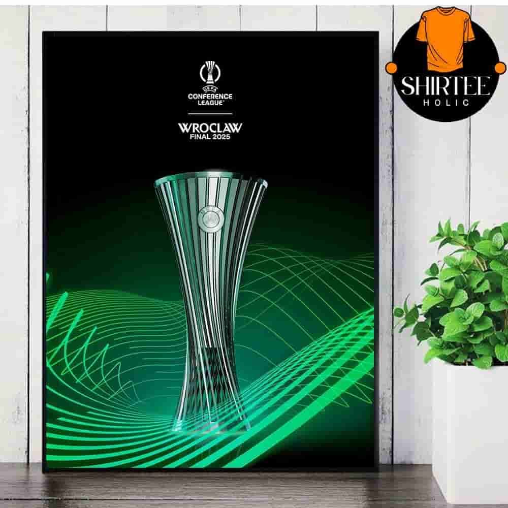 UEFA Conference League Official Poster Wroclaw Final 2025 Merchandise Limited Wall Decor Poster Canvas UEFA Conference League Official Poster Wroclaw Final 2025 Merchandise Limited Wall Decor Poster Canvas