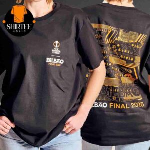UEFA Europa Leauge Bilbao 25 Final City Pattern Event Tee Merchandise Limited Two Sides Classic T-Shirt