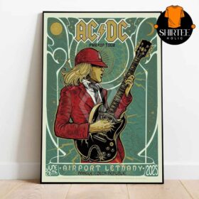 ACDC Prague 2025 PWR UP Tour Letnany Airport Czech On June 26th Home Decor Poster Canvas
