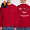 Dua Lipa Radical Optimism Tour Dates 2025 Two Sided T-Shirt Hoodie