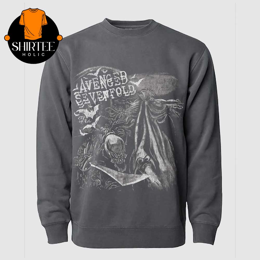 Avenged Sevenfold Rage City Of Evil COE 20th Anniversary Sweater Avenged Sevenfold Rage City Of Evil COE 20th Anniversary Sweater