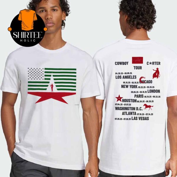 Beyonce Juneteenth 2025 Cowboy Carter Tour Dates 2025 Two Sided T-Shirt