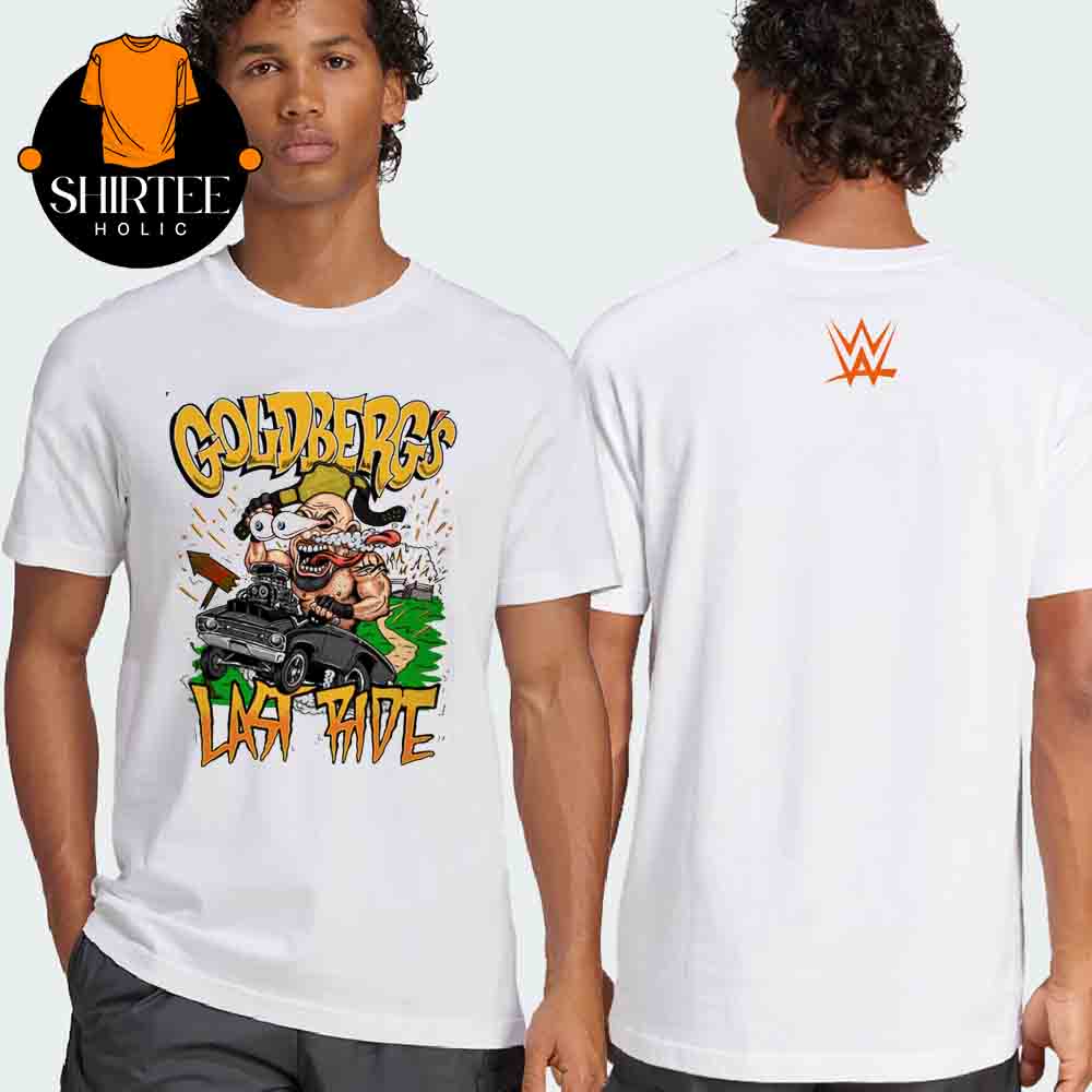 Bill Goldberg WWE 2025 Goldberg Last Ride Cartoon Two Sided T-Shirt Long Sleeve Bill Goldberg WWE 2025 Goldberg Last Ride Cartoon Two Sided T-Shirt Long Sleeve
