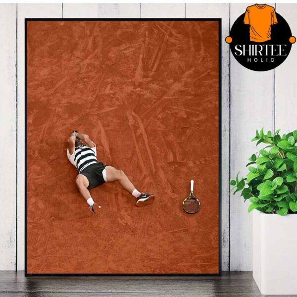Carlos Alcaraz Roland Garros 2025 Champions Winner Historical Home Decor Poster Canvas