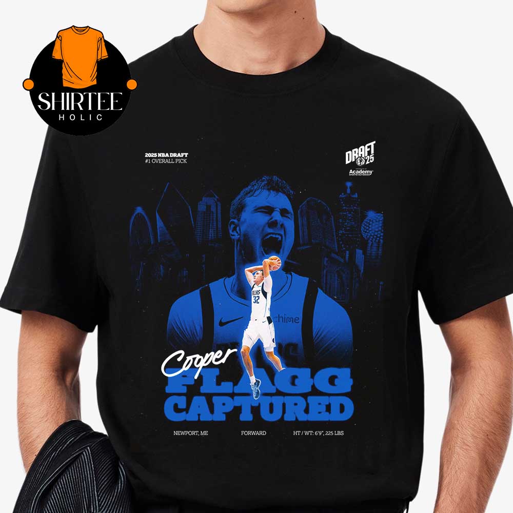 Cooper Flagg Captured Welcome To Dallas Mavericks NBA Draft 2025 Unisex T-Shirt Cooper Flagg Captured Welcome To Dallas Mavericks NBA Draft 2025 Unisex T-Shirt