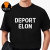 F Elon And The Felon Trump Anti Elon Musk Unisex T-Shirt