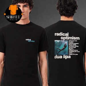Dua Lipa Radical Optimism 2025 Tour Dates Two Sided Unisex T-Shirt